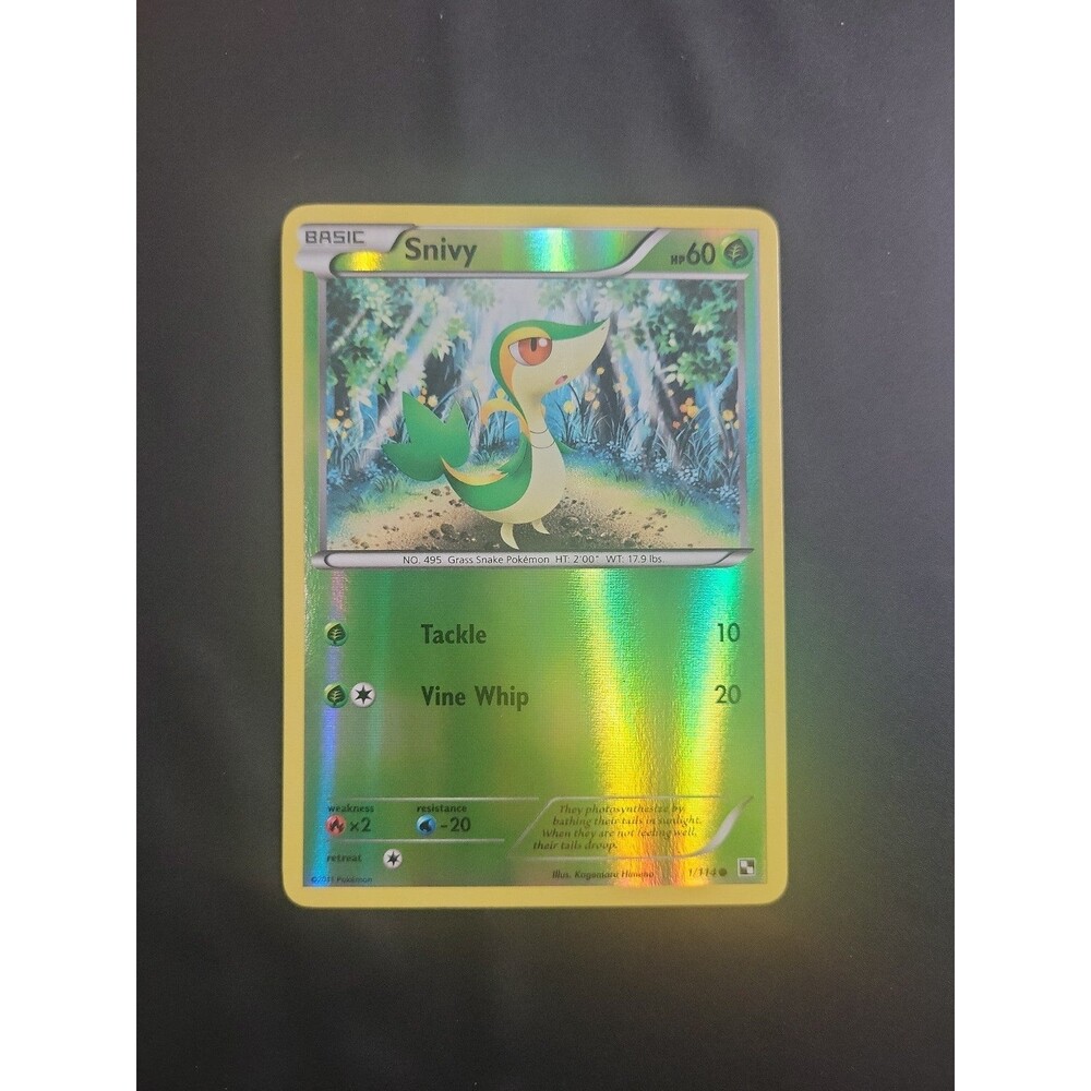 Pokemon Snivy 1 Reverse Holo